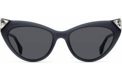 نظارة شمسية FENDI للنساء كات آي لون أسود  - FF0356S 807IR