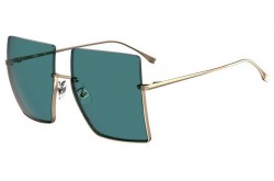 نظارة شمسية FENDI للنساء مربع لون ذهبي  