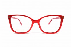 نظارة طبية GUCCI للنساء مربع لون أحمر - GG0026O  004