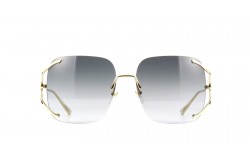 نظارة شمسية GUCCI  للنساء مربع لون ذهبي - GG0646S 001