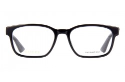 نظارة طبية GUCCI للرجال مستطيل لون أسود  - GG0749O 001