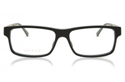 نظارة طبية GUCCI للرجال مستطيل لون أسود  - GG0752O 001
