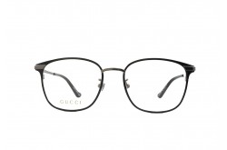 نظارة طبية GUCCI للرجال مربع لون أسود و رمادي غامق  - GG0864OA 003