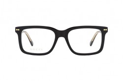 نظارة طبية GUCCI للرجال مربع لون أسود  - GG0914O 001
