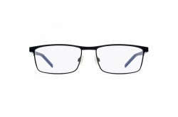 نظارة طبية HUGO BOSS للرجال والنساء مستطيل لون أسود وأزرق - 1026  FLL