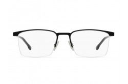 نظارة طبية HUGU BOSS للرجال مربع لون أسود و رمادي غامق - 1088 003