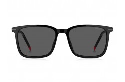 نظارة شمسية HUGO للرجال آفياتور لون أسود و رمادي غامق  - 1168S OITIR