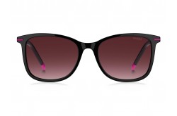 نظارة شمسية HUGO للنساء مستطيل لون أسود و أحمر  - 1174S 3MR3X