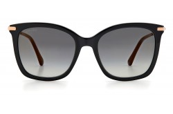 نظارة شمسية JIMMY CHOO للنساء فراشة لون أسود و ذهبي  - ELIAS 807-FQ