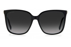 نظارة شمسية JIMMY CHOO للنساء مربع لون أسود  - JIMSCILLAS 8079O