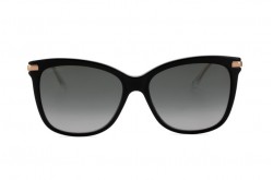نظارة شمسية JIMMY CHOO للنساء فراشة لون أسود و ذهبي  - JIMSTEFFS 8079O