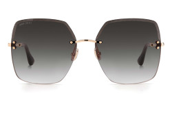 نظارة شمسية JIMMY CHOO للنساء كات آي لون أسود  