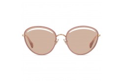 JIMMY CHOO SUNGLASS FOR WOMEN ROUND PINK AND GOLD - MALYAS KON2S
