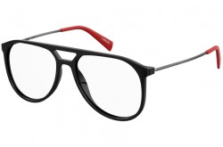 نظارة طبية LEVIS للرجال والنساء أفياتور لون أسود و أحمر - LV1000 OIT