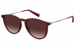 LEVIS SUNGLASS FOR UNISEX ROUND RED AND GOLD - LV5007S C9A3X