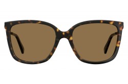 نظارة شمسية LOVE MOSCHINO للنساء مربع لون نمري و ذهبي  - MOL035S 08670