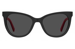 نظارة شمسية LOVE MOSCHINO للنساء فراشة لون أسود  - MOL039S 807IR