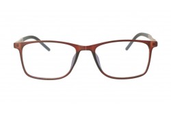 نظارة طبية LUXURY للرجال والنساء مستطيل لون بني  - LUX5155 5
