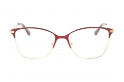 LUXURY FRAME FOR WOMEN CAT EYE GOLD AND RED - LUXYJ0057 3