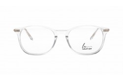 LUXURY FRAME FOR UNISEX ROUND TRANSPARENT AND GOLD - LX1010 C02