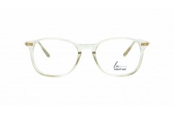 LUXURY FRAME FOR UNISEX ROUND TRANSPARENT AND GOLD - LX1010 C04