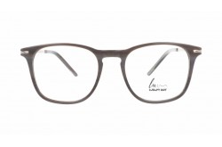 نظارة طبية LUXURY للرجال والنساء دائري لون بني و ذهبي  - LX1156 C02