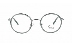 نظارة طبية LUXURY للرجال والنساء دائري لون رمادي  - LX1269 C03