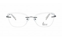 نظارة طبية LUXURY للنساء كات آي رمادي شفاف - LX3012 C3