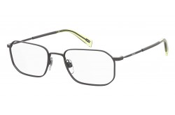 نظارة طبية LEVIS للرجال والنساء مستطيل لون أسود  - LV1041 RIW