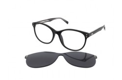 نظارة طبية مع عدسات شمسية LEVIS للنساء كات آي لون أسود  - LV5012CS 807IR