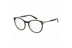 نظارة طبية LEVIS للنساء بيضاوي لون أسود و ذهبي  - LV5031 80S