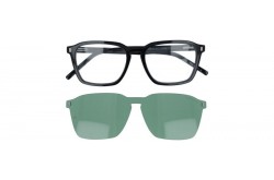نظارة طبية مع عدسات شمسية MARCO PHILIP للرجال والنساء مربع لون أسود  - MP1110 C1