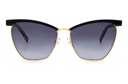 نظارة شمسية MISSONI للنساء فراشة لون أسود و ذهبي  - MIS0009S 2M2-9O