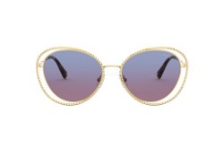 نظارة شمسية MIU MIU للنساء كات أي لون ذهبي - MU59VS 5AK-08B