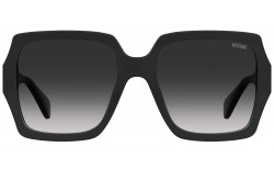 نظارة شمسية MOSCHINO للنساء مربع لون أسود  - MOS127S 8079O