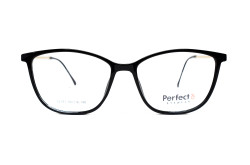 نظارة طبية PERFECTO للنساء كات آي لون أسود و ذهبي  