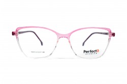 نظارة طبية PERFECTO للنساء كات آي لون وردي شفاف  