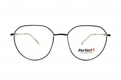 نظارة طبية PERFECTO للنساء كات آي لون أسود و فضي  