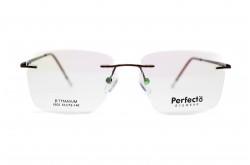 نظارة طبية PERFECTO للرجال مستطيل لون بني  