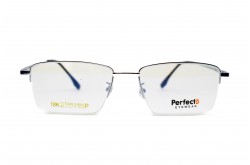 نظارة طبية PERFECTO للرجال مستطيل لون فضي  