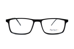 نظارة طبية PERFECTO للرجال والنساء مستطيل لون أسود  