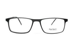 نظارة طبية PERFECTO للرجال والنساء مستطيل لون أسود و رمادي  