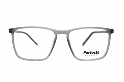 نظارة طبية PERFECTO للرجال مستطيل رمادي شفاف 