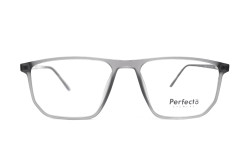 نظارة طبية PERFECTO للرجال مستطيل رمادي شفاف 
