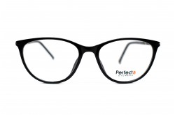 نظارة طبية PERFECTO للنساء كات آي لون أسود  