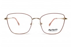 نظارة طبية PERFECTO للنساء كات آي لون ذهبي و بني  