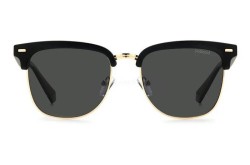 نظارة شمسية POLAROID للرجال والنساء مربع لون أسود و ذهبي  - PLD4121S 003M9