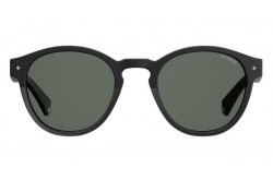نظارة شمسية POLAROID  للرجال و النساء دائري لون أسود - PLD6042S 807M9