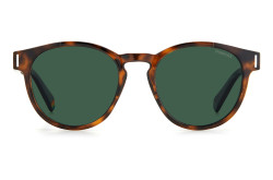 نظارة شمسية POLAROID للرجال والنساء دائري لون أسود  