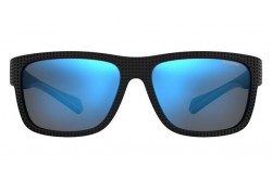 نظارة شمسية POLAROID للرجال مربع لون أسود  - PLD7025S EL95X